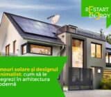 Solar panels and minimalist design: how to integrate them into modern architecture