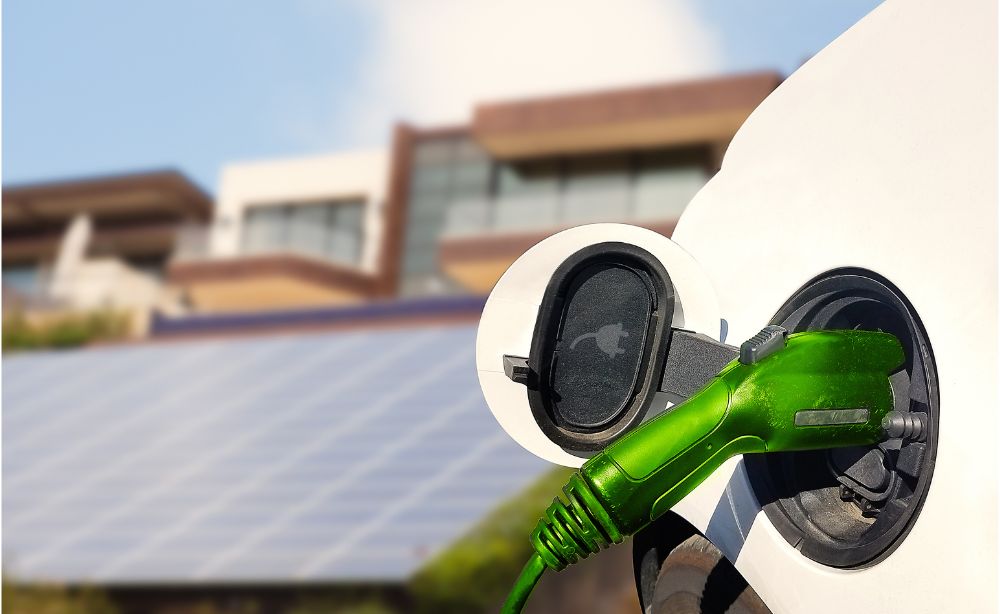 Solar panels for charging electric vehicles